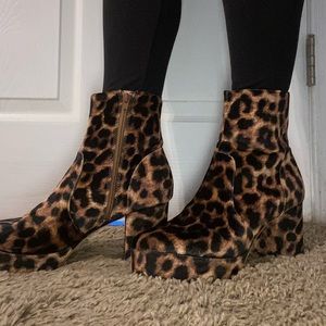 Urban Outfitters Cheetah Boots Size 9